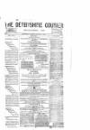 Derbyshire Courier Tuesday 29 January 1889 Page 1