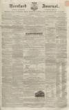 Hereford Journal Wednesday 27 May 1857 Page 1