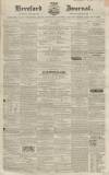 Hereford Journal Wednesday 01 December 1858 Page 1