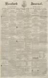 Hereford Journal Saturday 14 November 1863 Page 1