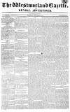 Westmorland Gazette Saturday 05 September 1818 Page 1