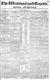 Westmorland Gazette Saturday 26 September 1818 Page 1