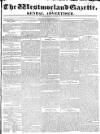 Westmorland Gazette Saturday 05 December 1818 Page 1