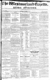 Westmorland Gazette Saturday 09 October 1819 Page 1