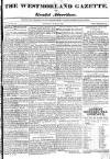 Westmorland Gazette Saturday 24 June 1820 Page 1