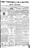 Westmorland Gazette Saturday 28 October 1820 Page 1