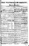 Westmorland Gazette Saturday 16 December 1820 Page 1