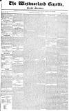 Westmorland Gazette Saturday 05 January 1822 Page 1