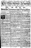Shrewsbury Chronicle Saturday 02 January 1773 Page 1