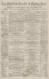 Western Gazette Friday 20 January 1871 Page 1