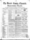 Dorset County Chronicle Thursday 01 January 1857 Page 1