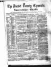 Dorset County Chronicle Thursday 02 January 1862 Page 1