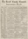 Dorset County Chronicle Thursday 15 January 1863 Page 1