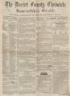Dorset County Chronicle Thursday 07 September 1865 Page 1