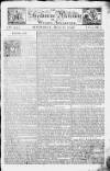 Sherborne Mercury Mon 17 Mar 1746 Page 1