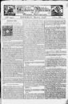 Sherborne Mercury Mon 02 Mar 1747 Page 1