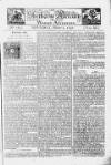 Sherborne Mercury Mon 05 Oct 1747 Page 1
