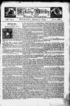 Sherborne Mercury Mon 09 Jan 1749 Page 1