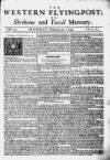 Sherborne Mercury Mon 20 Feb 1749 Page 1