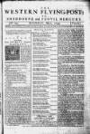 Sherborne Mercury Mon 01 May 1749 Page 1
