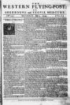 Sherborne Mercury Mon 03 Jul 1749 Page 1
