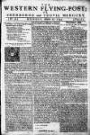 Sherborne Mercury Mon 16 Oct 1749 Page 1