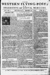 Sherborne Mercury Mon 10 Sep 1750 Page 1