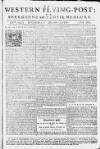 Sherborne Mercury Mon 02 Dec 1751 Page 1
