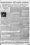 Sherborne Mercury Mon 10 Feb 1752 Page 1