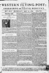 Sherborne Mercury Mon 20 Apr 1752 Page 1