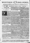 Sherborne Mercury Mon 11 May 1752 Page 1