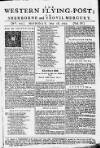 Sherborne Mercury Mon 18 May 1752 Page 1