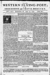 Sherborne Mercury Mon 22 Jun 1752 Page 1