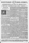 Sherborne Mercury Mon 13 Jul 1752 Page 1