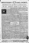 Sherborne Mercury Monday 20 November 1752 Page 1