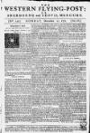 Sherborne Mercury Monday 11 December 1752 Page 1