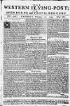 Sherborne Mercury Monday 12 February 1753 Page 1