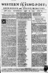 Sherborne Mercury Monday 16 April 1753 Page 1