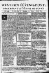Sherborne Mercury Monday 01 October 1753 Page 1
