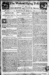 Sherborne Mercury Monday 13 January 1755 Page 1