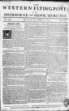 Sherborne Mercury Monday 13 October 1755 Page 1