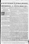 Sherborne Mercury Monday 28 February 1757 Page 1