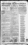 Sherborne Mercury Monday 10 September 1759 Page 1