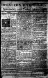 Sherborne Mercury Monday 21 January 1760 Page 1
