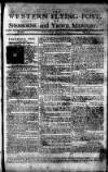 Sherborne Mercury Monday 25 February 1760 Page 1