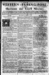 Sherborne Mercury Monday 14 December 1761 Page 1