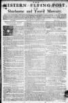 Sherborne Mercury Monday 21 December 1761 Page 1