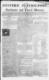Sherborne Mercury Monday 11 January 1762 Page 1