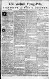 Sherborne Mercury Monday 15 February 1762 Page 1