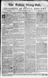 Sherborne Mercury Monday 22 March 1762 Page 1